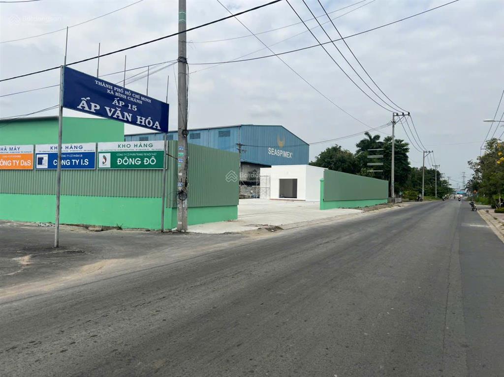Đất nền chợ bình chánh, mặt tiền đường hoàng phan thái, sổ riêng, hạ tầng đẹp, điện âm, nước âm