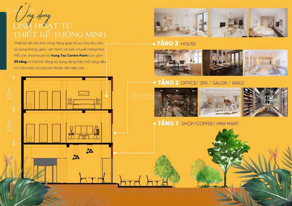 Bán shophouse mặt tiền vung tau centre point  396m2  nhà trống