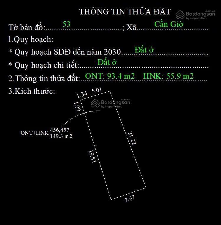 Bán gấp đất mặt tiền đường lương văn nho cần giờ đối diện chợ hoà hiệp, gần cổng vào dự án vingroup