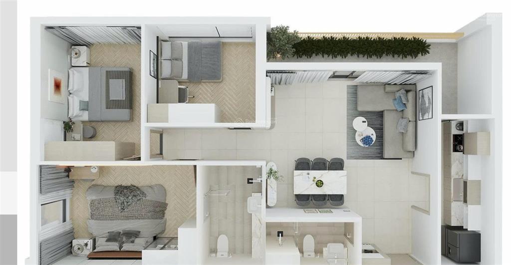 Căn hộ sun cosmo p2, view trực diện sông, mới 100% nội thất cao cấp