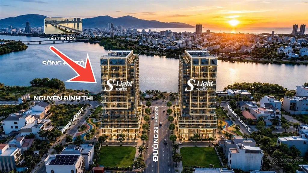 Căn hộ view pháo hoa, view sông hàn chỉ 3,4 tỷ, giá tham khảo tốt trong khu vực, mới 100%
