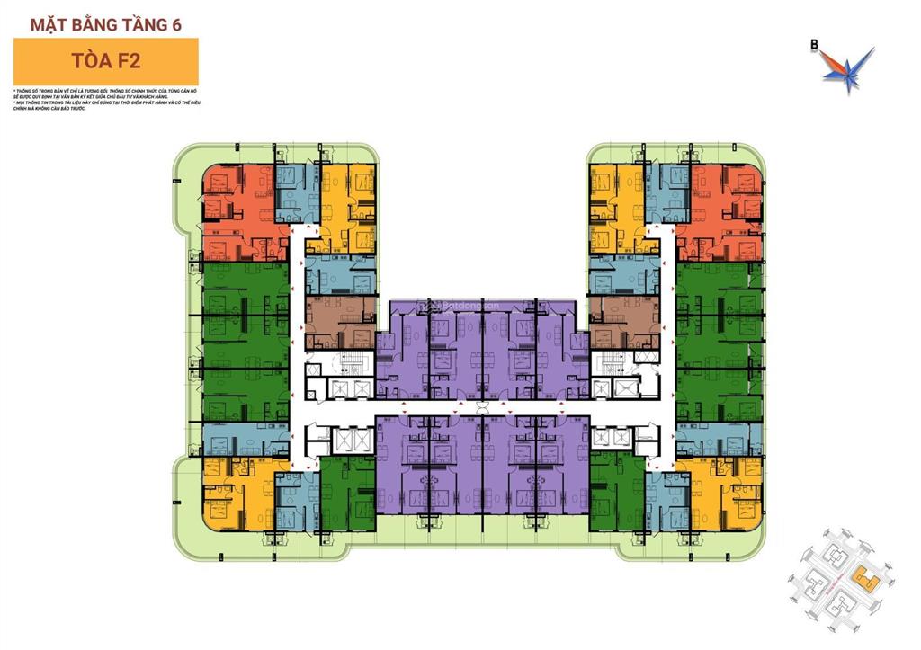 Nổi bật căn hộ fours tower sân vườn 61m2 giá chỉ còn 2,5 tỷ