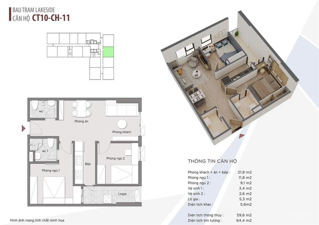 Bán nhanh căn mã 11  2pn ct10 ori garden đà nẵng, 60m2 tầng đẹp