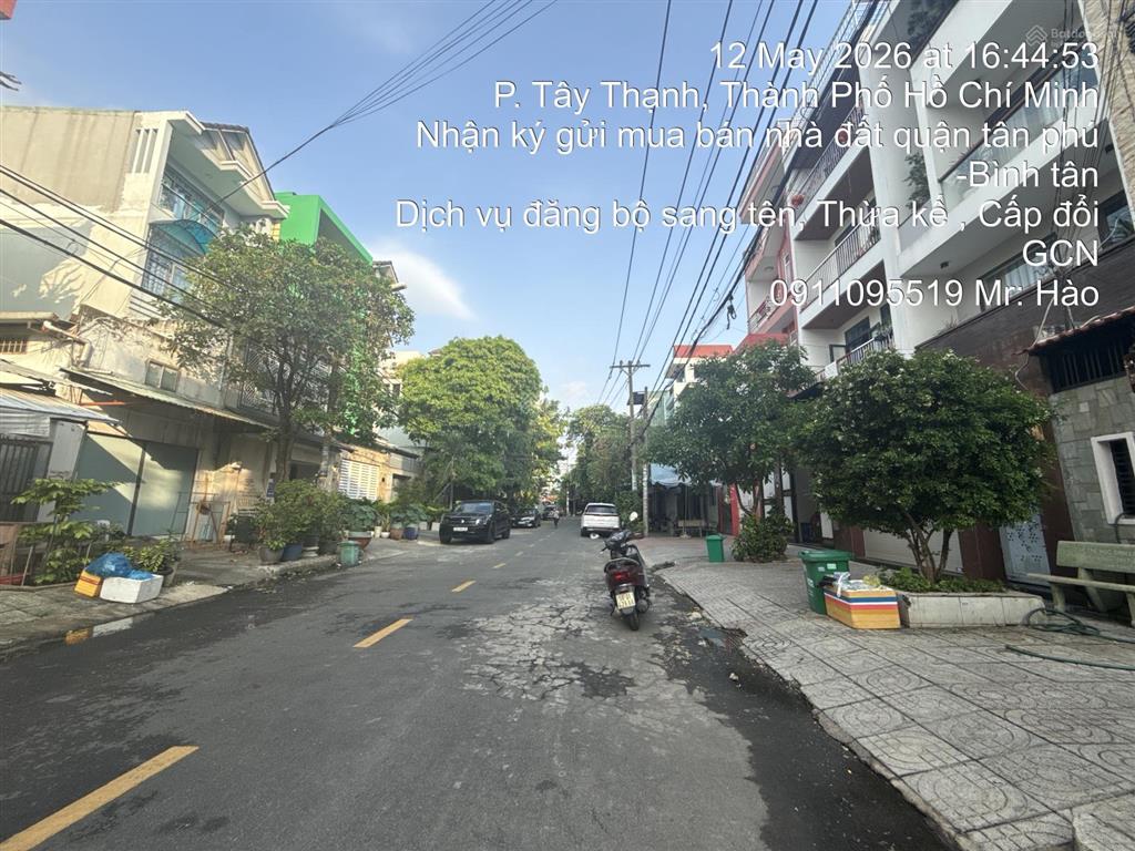 Bán nhà mặt tiền đường s1 phường tây thạnh quận tân phú 100m2 11 tỷ