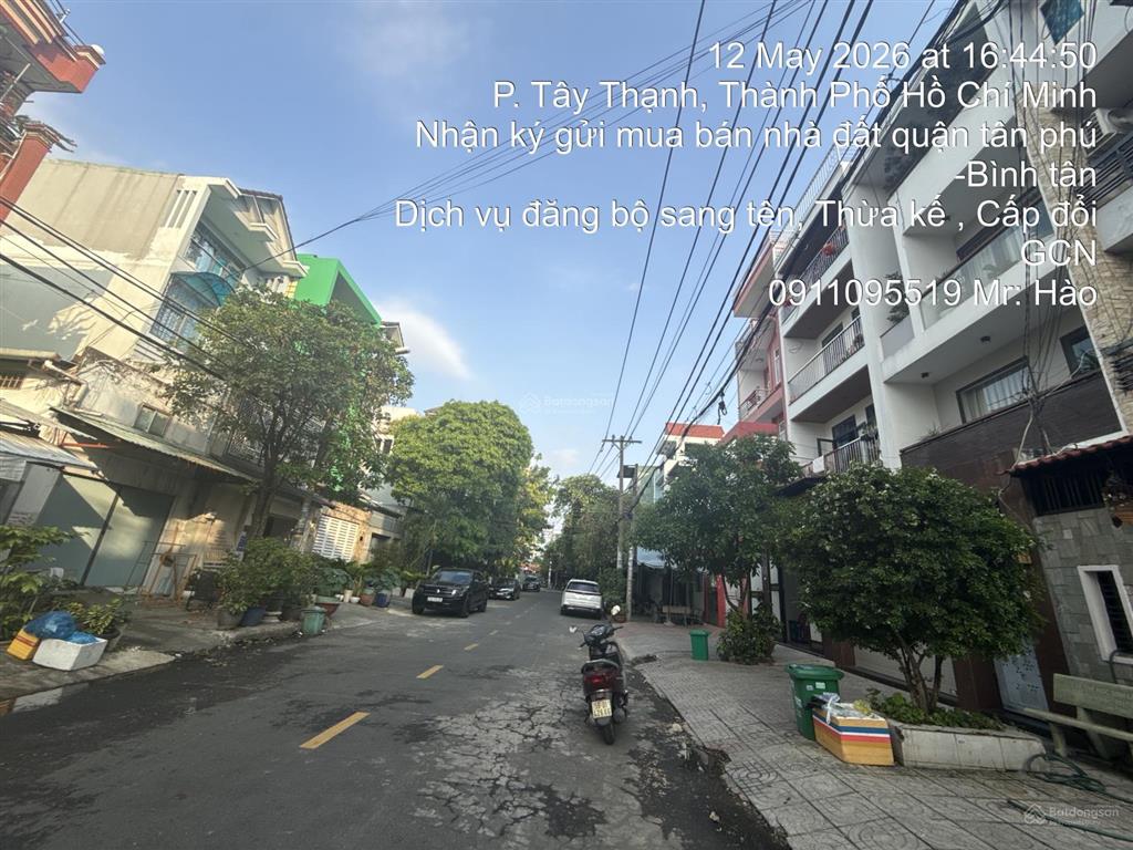 Bán nhà mặt tiền đường s1 phường tây thạnh quận tân phú 100m2 11 tỷ