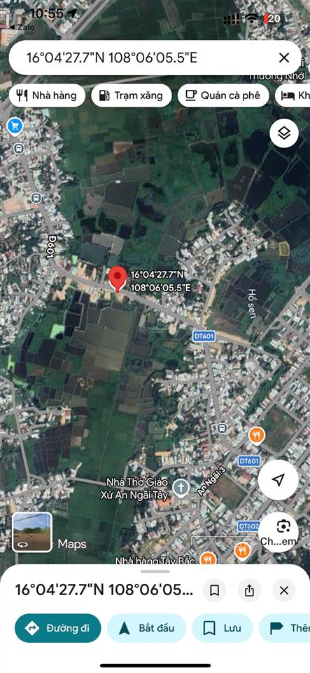 Bán đất mt 10m5 dt 601 diện tích 175m2, hoà sơn, hoà vang. gần khu du lịch bà nà.  0931 993 ***