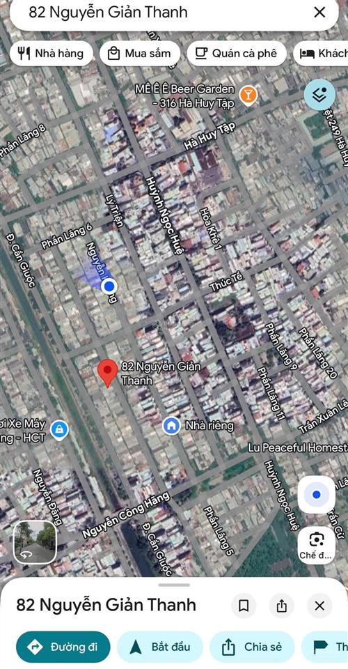 Mt nguyễn giản thanh khu thanh khê diện tích 90m2, khu vực dân trí cao, gần chợ, trường học, tttm