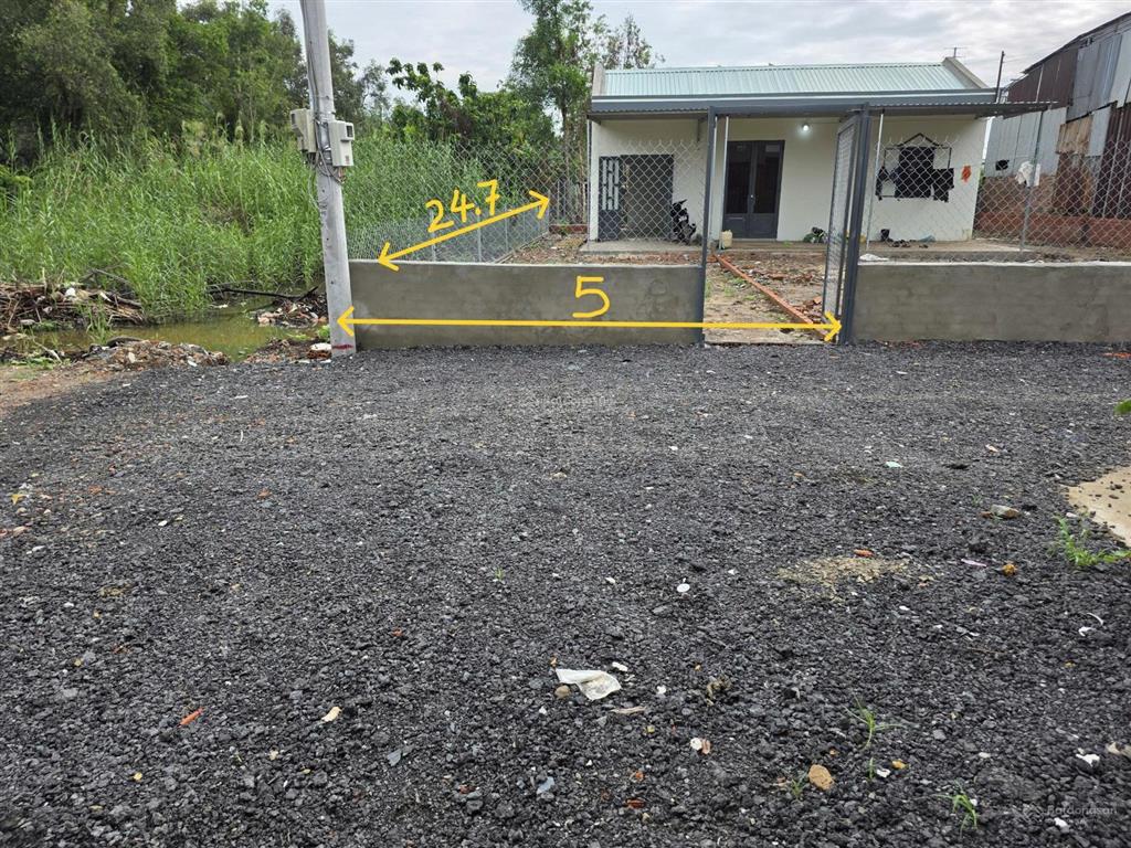 Đất full thổ cư 123,5m2 (5x24,7), đường 7m, sổ riêng, đ. xuân thới sơn 11, gần vinhomes hóc môn