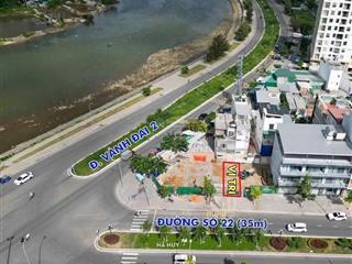 Bán lô đất mặt tiền đường số 22 kđt vcn phước long 1  nha trang