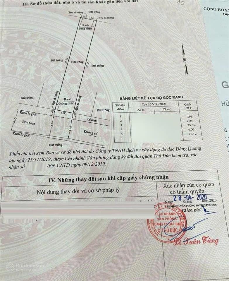 Lô đất đẹp nhất linh đông, hẻm xe tải 8m đường số 22, ngay sát vách vành đai 2. diện tích 100m2.