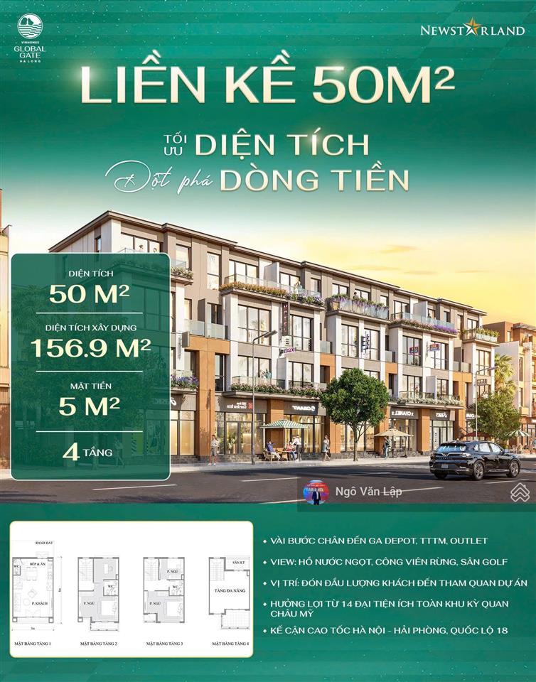 Bán nhanh căn lk vịnh bình minh giá 6,1ty