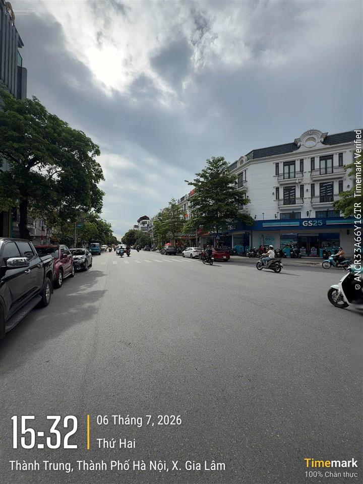Bán nhanh shophouse góc 81 m2, khu phố thành trung, xã gia lâm (thị trấn trâu quỳ cũ), hà nội