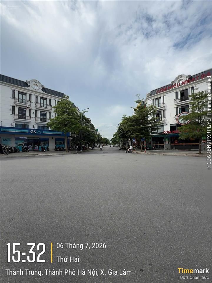 Bán nhanh shophouse góc 81 m2, khu phố thành trung, xã gia lâm (thị trấn trâu quỳ cũ), hà nội