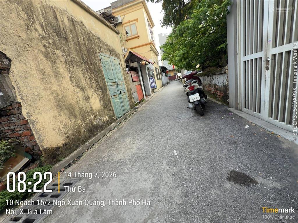 Bán nhanh mảnh đất 42,8m2, ngõ phố ngô xuân quảng, xã gia lâm (thị trấn trâu quỳ cũ), hà nội