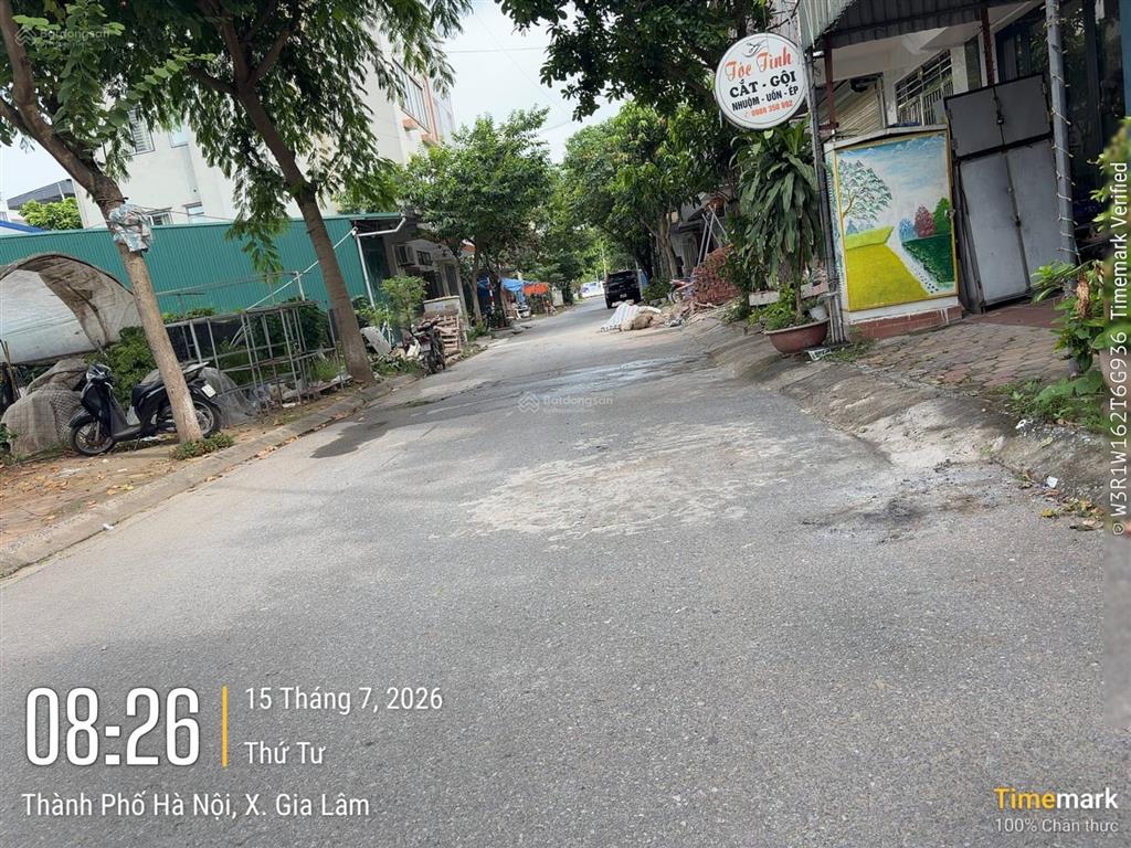 Bán mảnh đất view vườn hoa 40m2, tái định cư 7.2 ha, xã gia lâm (thị trấn trâu quỳ cũ), hà nội