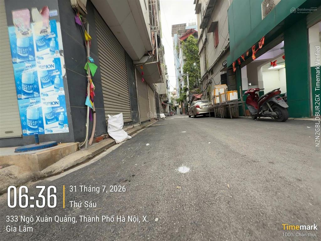 Bán mảnh đất 2 mặt đường 70,8m2, 21,7m lưu không tổng 92,5m, phố ngô xuân quảng, xã gia lâm, hà nội