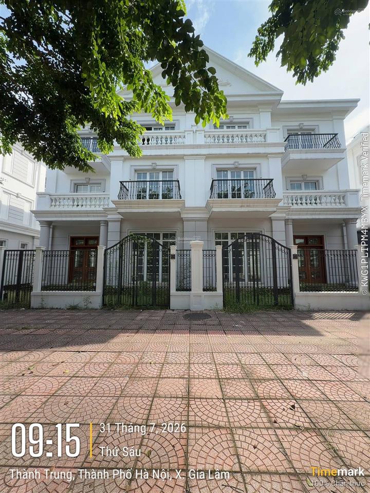 Cho thuê nhanh căn biệt thự 385m2, phố thành trung, xã gia lâm (thị trấn trâu quỳ cũ), hà nội