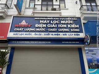 Cho thuê căn shophouse sông hồng 90m2, phố thành trung, xã gia lâm (thị trấn trâu quỳ cũ), hà nội