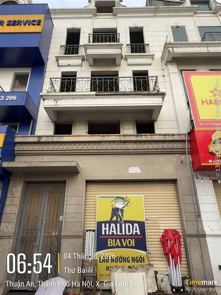 Cho thuê căn shophouse hải phát 90m2, phố thuận an, xã gia lâm (thị trấn trâu quỳ cũ), hà nội