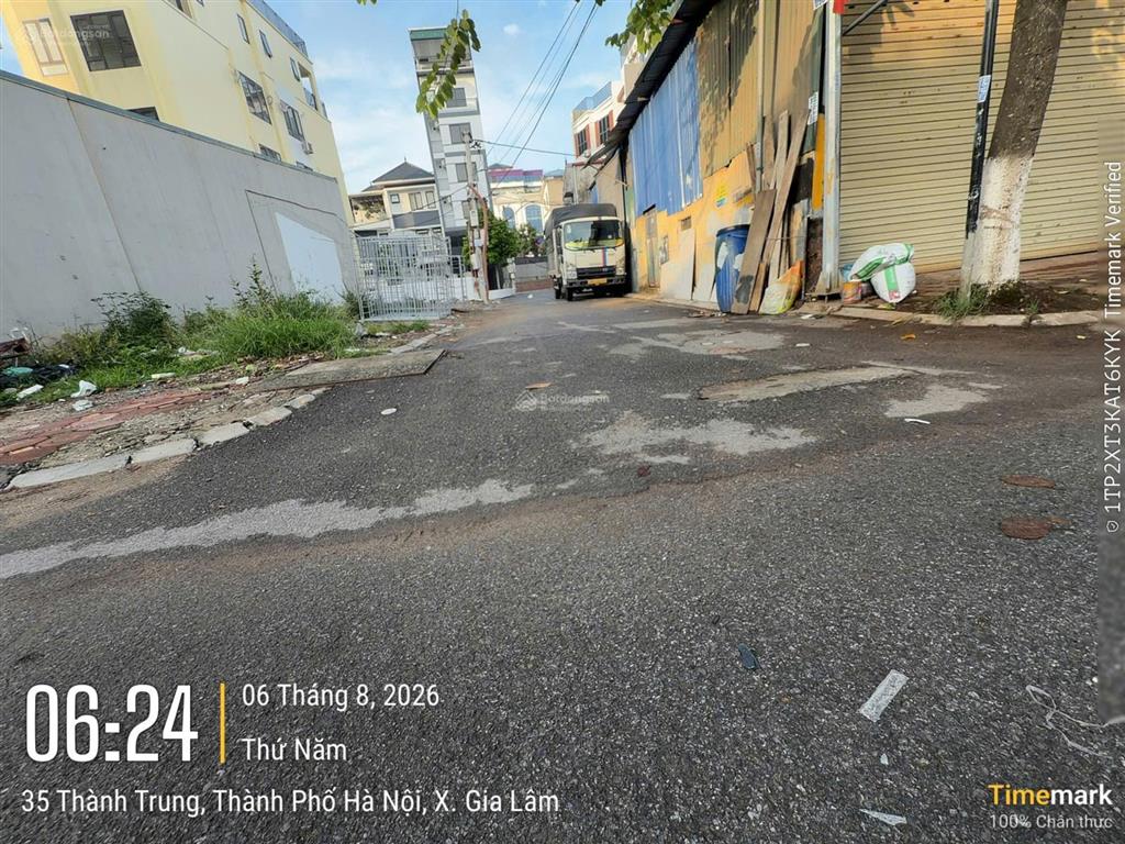 Bán nhanh siêu phẩm 3 mặt đường 71,6 m2, tổ dân phố thành trung, xã gia lâm (trâu quỳ cũ), hà nội