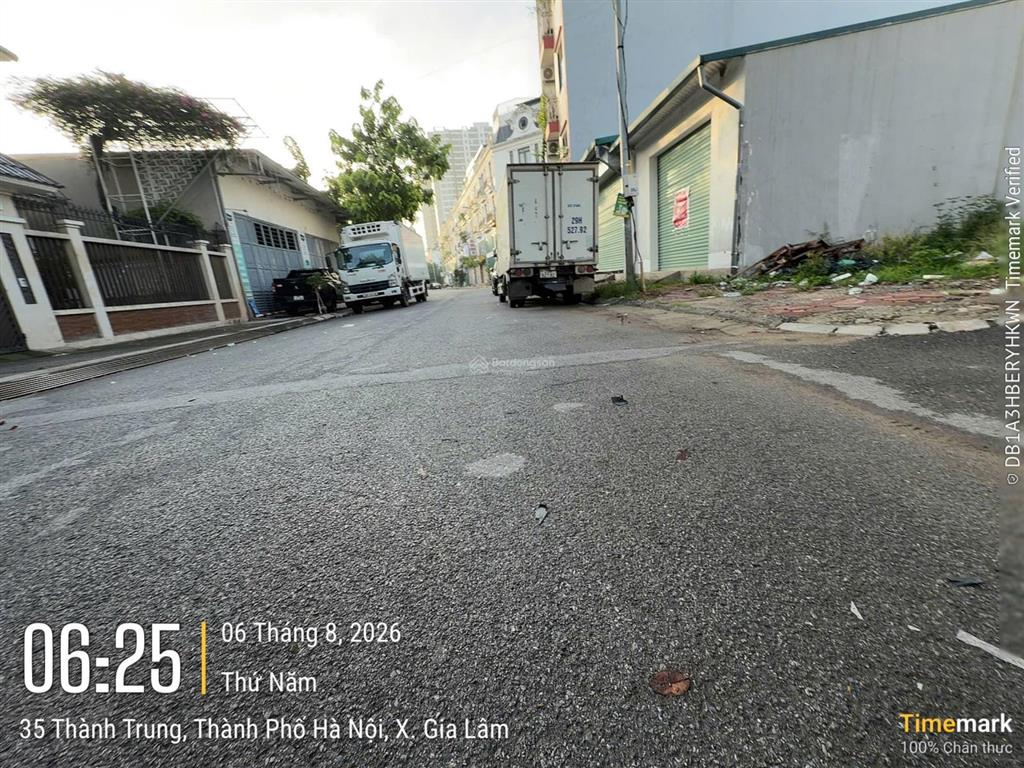 Bán nhanh siêu phẩm 3 mặt đường 71,6 m2, tổ dân phố thành trung, xã gia lâm (trâu quỳ cũ), hà nội
