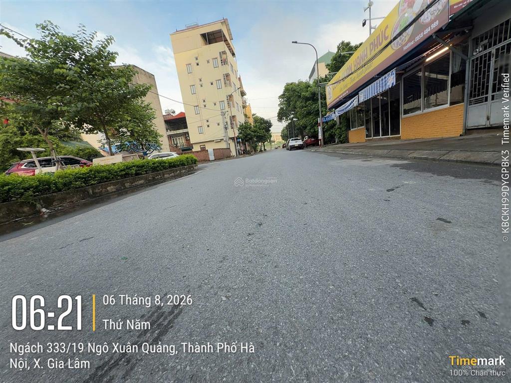 Bán nhanh siêu phẩm 71,7m2 view vườn hoa, tổ dân phố thành trung, xã gia lâm (trâu quỳ cũ) hà nội