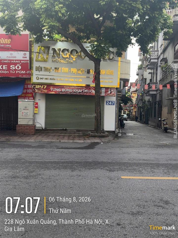 Bán nhanh siêu phẩm 2 mặt đường, phố ngô xuân quảng, xã gia lâm (thị trấn trâu quỳ cũ), hà nội