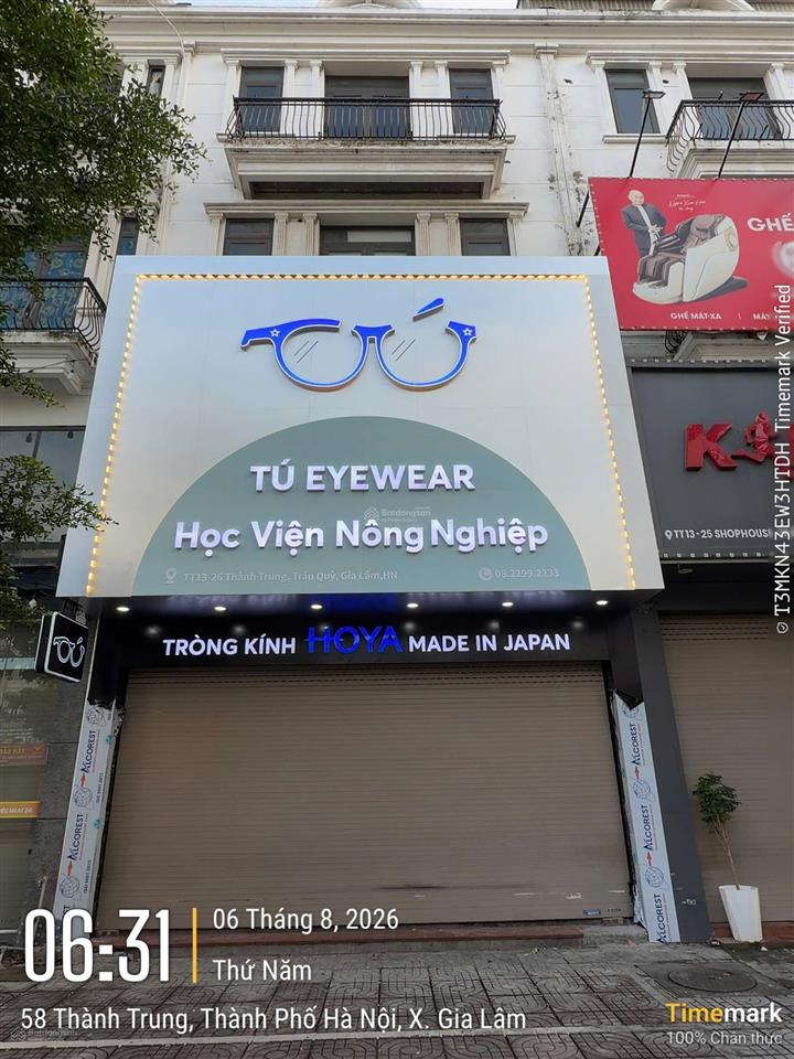 Bán nhanh shophouse sông hồng 90m2, phố thành trung, xã gia lâm (thị trấn trâu quỳ cũ), hà nội