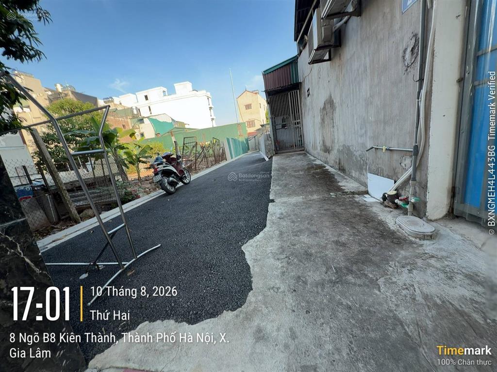 Bán nhanh siêu phẩm căn nhà góc 33,6 m2, tổ dân phố kiên thành, xã gia lâm (trâu quỳ cũ) hà nội