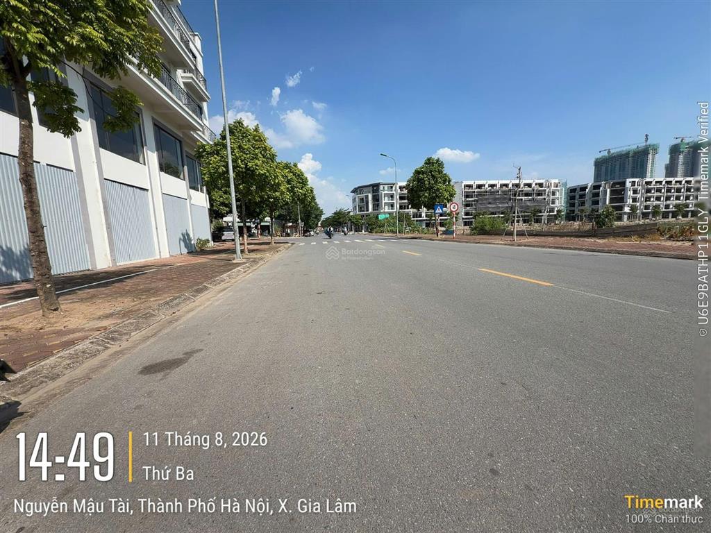 Cho thuê căn shophouse 5 tầng 80m2, phố nguyễn mậu tài, xã gia lâm (thị trấn trâu quỳ cũ), hà nội