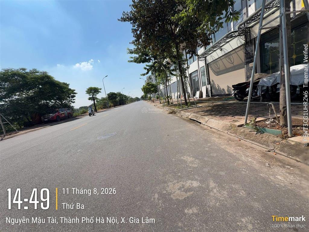 Cho thuê căn shophouse 5 tầng 80m2, phố nguyễn mậu tài, xã gia lâm (thị trấn trâu quỳ cũ), hà nội