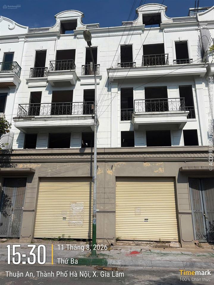 Cho thuê căn shophouse 180m2, thuận an, xã gia lâm (thị trấn trâu quỳ cũ), hà nội