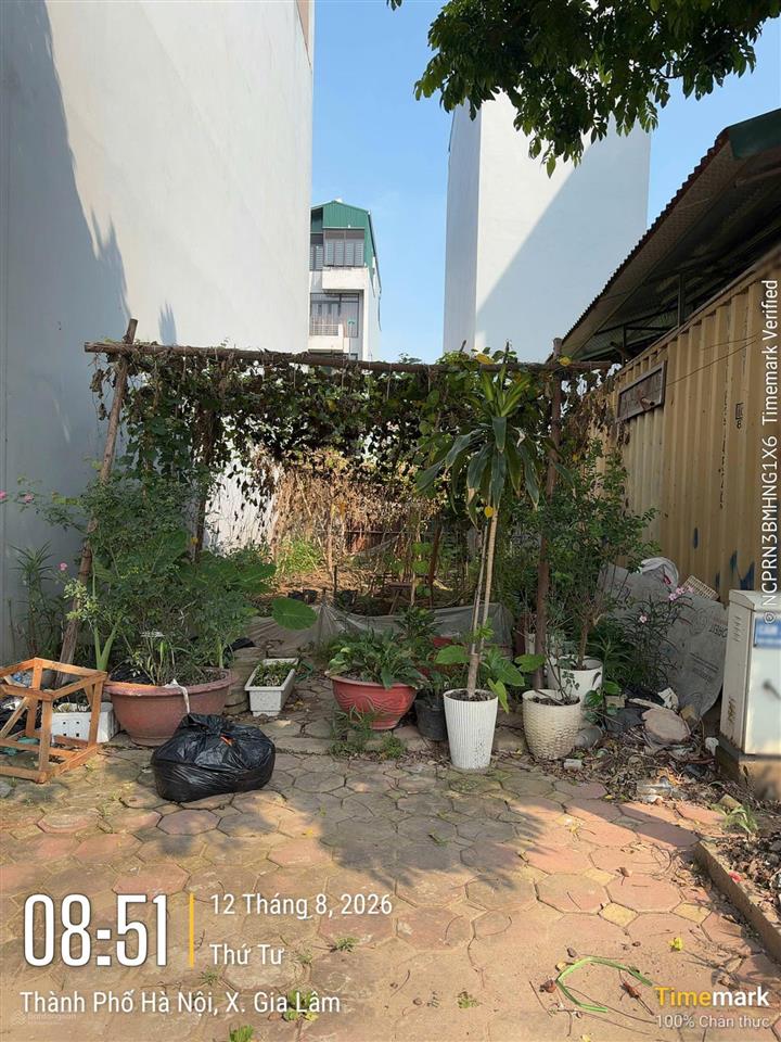 Bán mảnh đất view vườn hoa 60m2, đất tái định cư 7,2 ha, xã gia lâm (thị trấn trâu quỳ cũ), hà nội