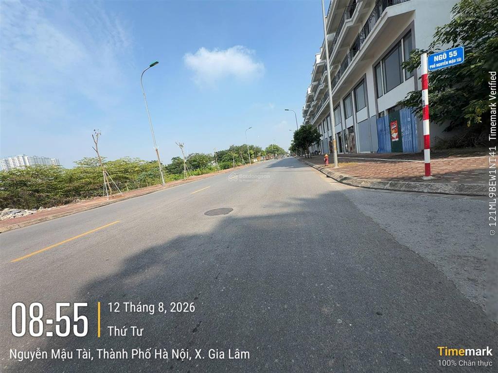 Cho thuê căn góc shophouse 254m2, phố nguyễn mậu tài, xã gia lâm (thị trấn trâu quỳ cũ), hà nội