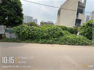 Cho thuê mảnh đất sát vincityoceanpark  vin1 323m, an đào e, xã gia lâm (trâu quỳ cũ), hà nội.