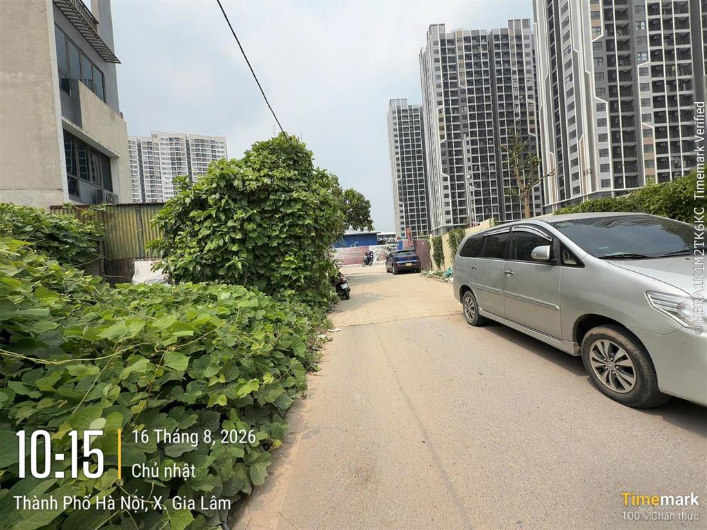 Cho thuê mảnh đất sát vincity ocean park  vin1 323m2, an đào e, xã gia lâm (trâu quỳ cũ), hà nội