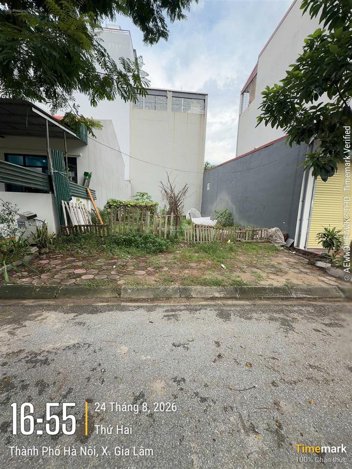 Bán nhanh mảnh đất view vườn hoa 79,7m2, tái định cư 7,2 ha, xã gia lâm (trâu quỳ cũ) hà nội