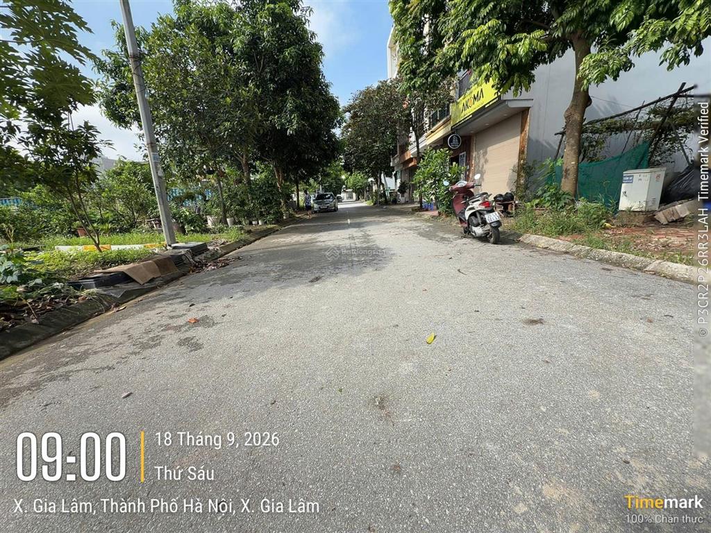 Bán nhanh mảnh đất view vườn hoa 60m2, đất tái định cư 7,2 ha, xã gia lâm, hà nội