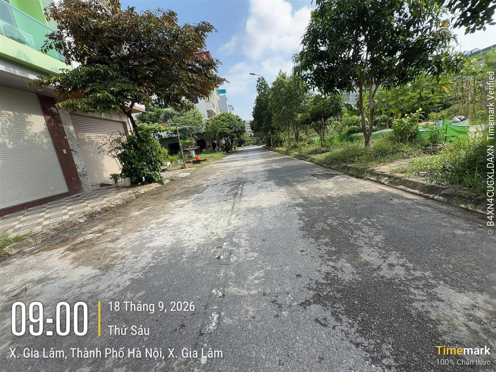 Bán nhanh mảnh đất view vườn hoa 60m2, đất tái định cư 7,2 ha, xã gia lâm, hà nội