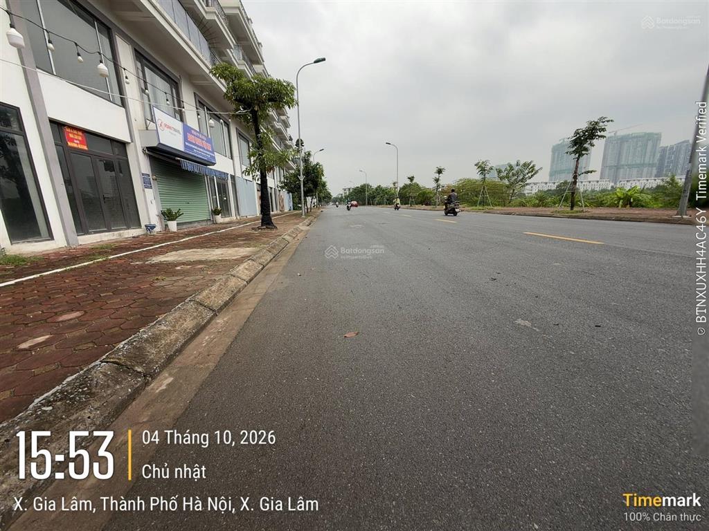 Cho thuê tầng (1+2) căn shophouse 68m2, nguyễn mậu tài, xã gia lâm (thị trấn trâu quỳ cũ), hà nội.