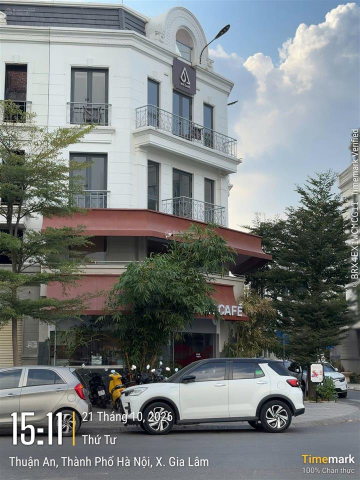 Cho thuê căn góc shophouse 105m2 phố thuận an, xã gia lâm (thị trấn trâu quỳ cũ), hà nội.