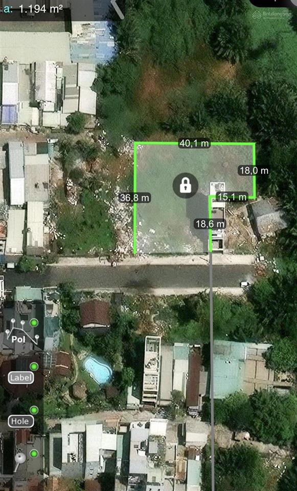 Bán 1500m2 đất mt đường số 37,kvxd cao tầng 1 hầm 7 tầng..giá 152tỷ