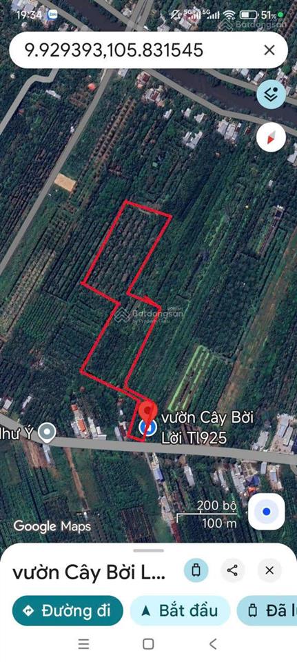 Bán đất gần dự an vincom tại xã phú hữu, huyện châu thành, tỉnh hậu giang giá 6,8 tỷ