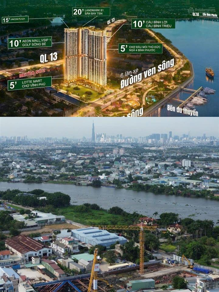 Căn 1 + view sông full ck 10% giá cđt xuất ngoại giao