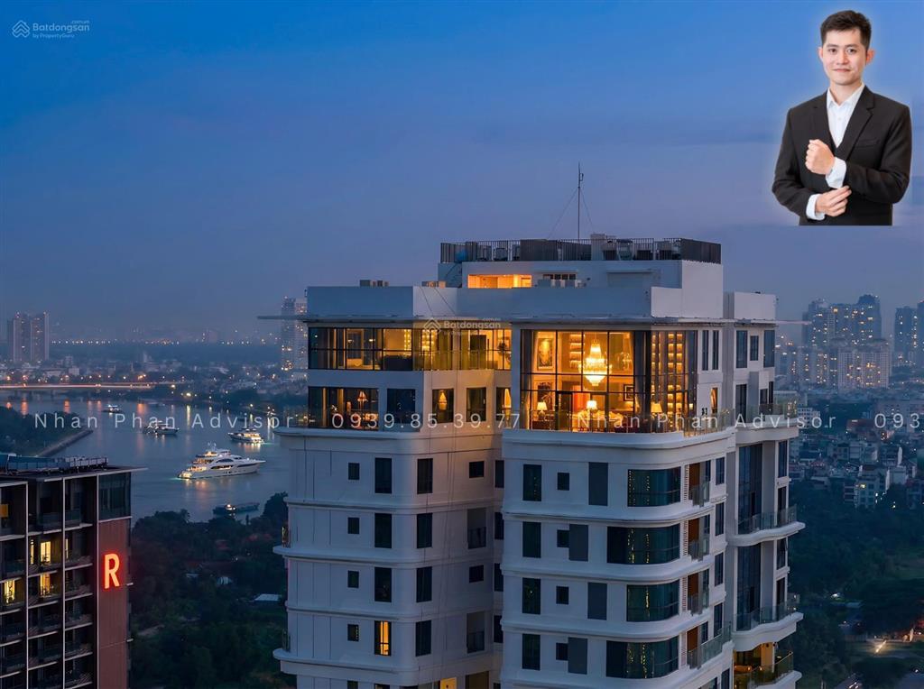 Bán penthouse view trực diện sông  tháp tài chính 99 tầng  zeit river thủ thiêm