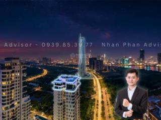 Bán penthouse view trực diện sông  tháp tài chính 99 tầng  zeit river thủ thiêm