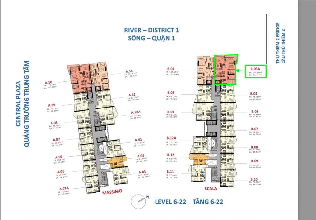 Hoa hậu  the opera metropole  căn 4pn căn góc  full view
