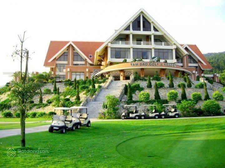 Bán lô đất 2 mặt tiền, 3 mặt thoáng tại resort nghỉ dưỡng sân golf tam đảo vĩnh phúc