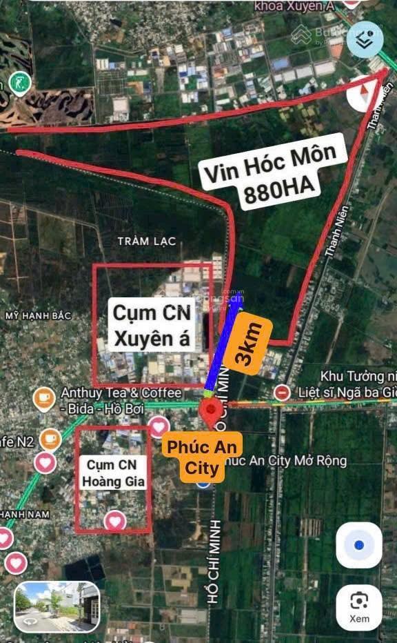 Cho thuê căn hộ full nội thất phúc an city, 3tr/th