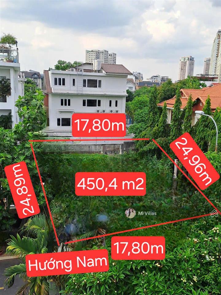 Giảm 20 tỷ! bán gấp 450m² đất compound thảo điền 1, nguyễn văn hưởng q2 dt 18x25 giá 100 tỷ